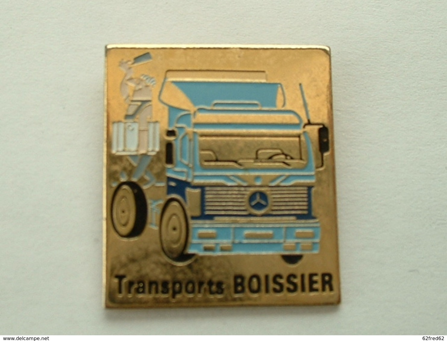 PIN'S CAMION MERCEDES - TRANSPORTS BOISSIER - Mercedes