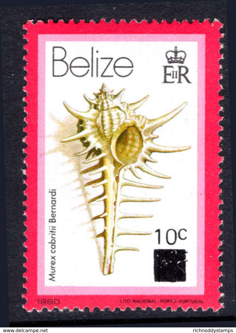 Belize 1981 Shell Provisional Unmounted Mint. - Belize (1973-...)