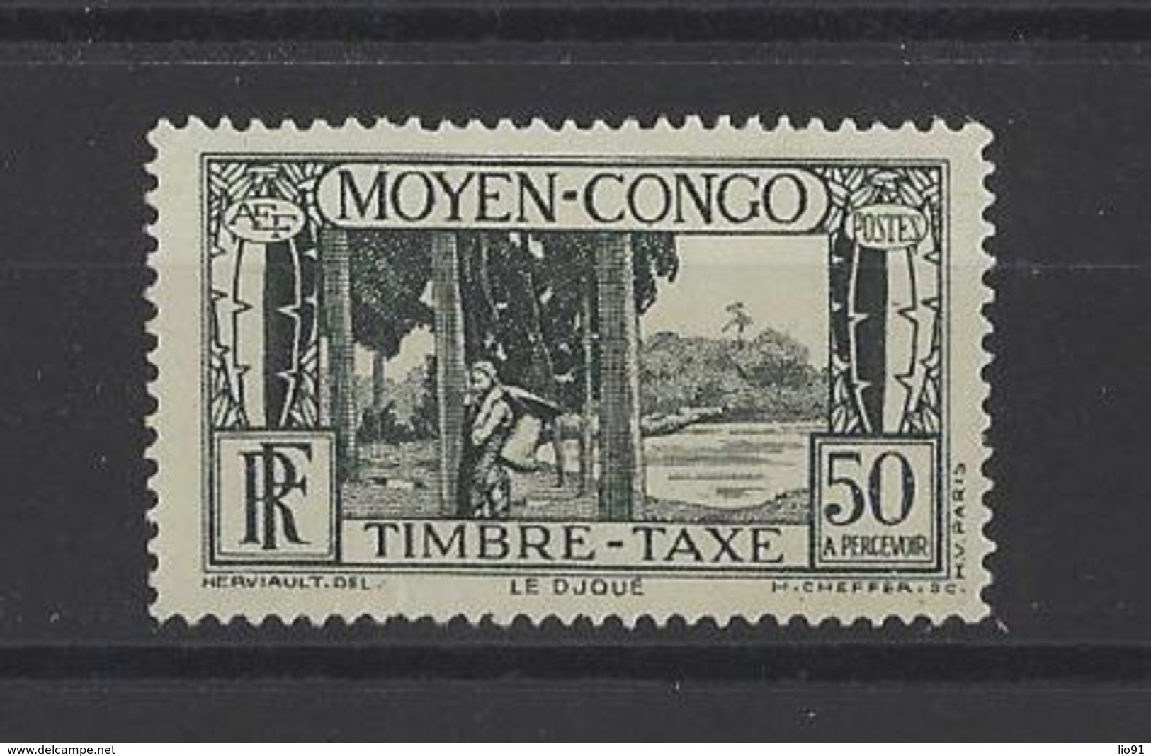 CONGO.  YT Timbres-Taxe 29  Neuf Sans Gomme  1933 - Neufs