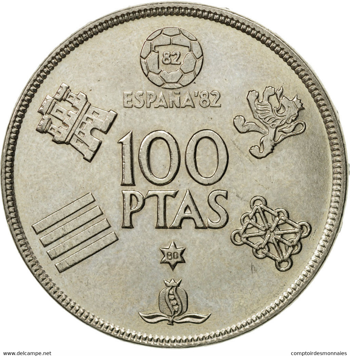 Monnaie, Espagne, Juan Carlos I, 100 Pesetas, 1980, TTB, Copper-nickel, KM:820 - 100 Peseta