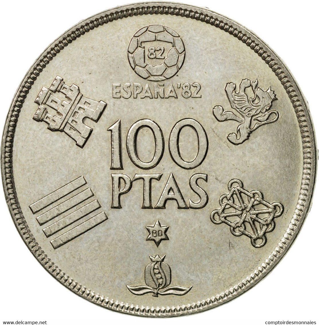 Monnaie, Espagne, Juan Carlos I, 100 Pesetas, 1980, TTB, Copper-nickel, KM:820 - 100 Pesetas