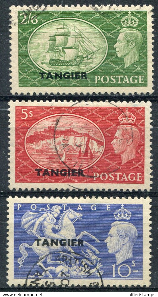 1951-TANGIER -  3 VAL. - USED -LUXE ! - Oficinas En  Marruecos / Tanger : (...-1958