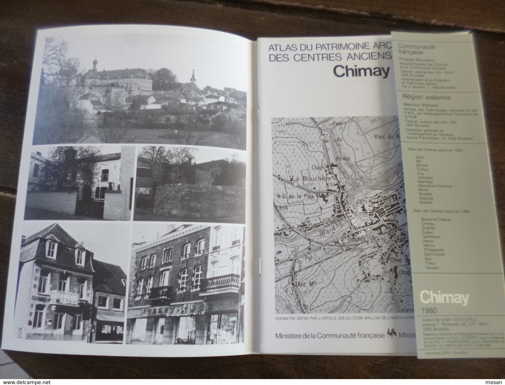 Chimay. Atlas Du Patrimoine Architectural Des Centres Anciens Protégés. Régionalisme. Région Wallonne. Wallonie. - Belgique