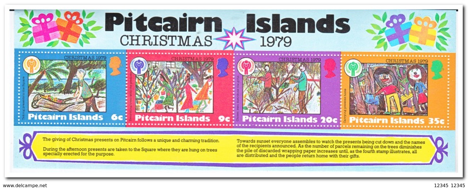 Pitcairneilanden 1979, Postfris MNH, Christmas - Pitcairneilanden