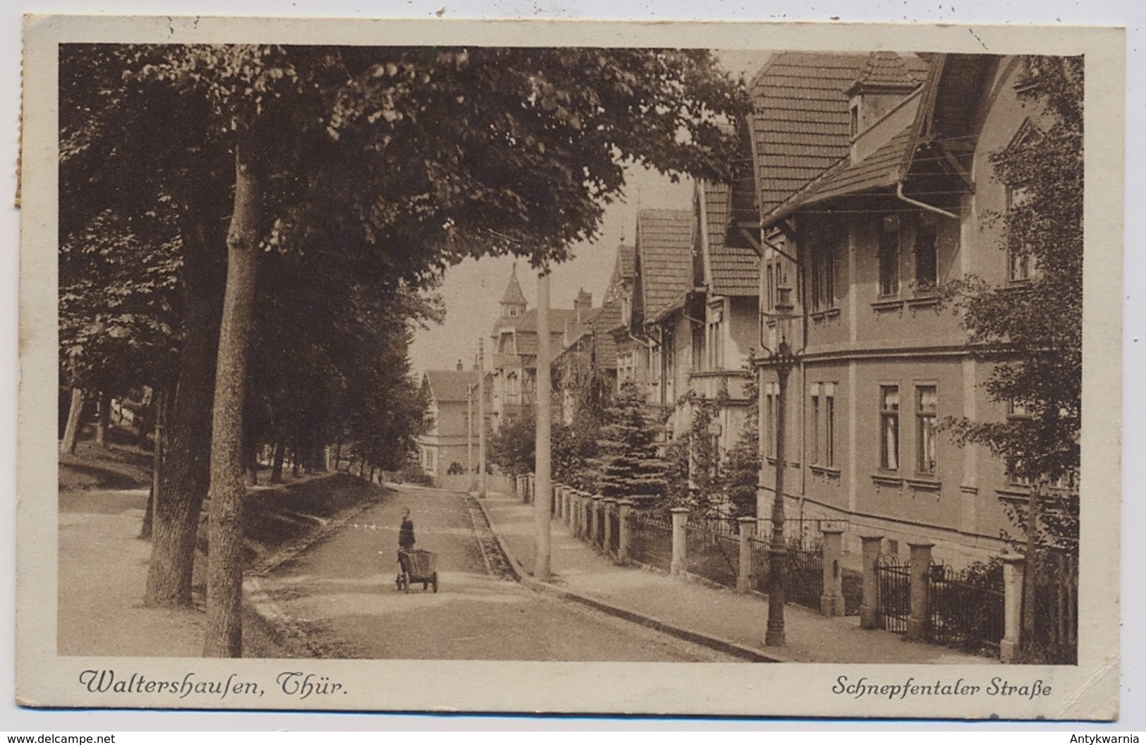 Waltershausen Schnepfentaler Straße  1929y.  E811 - Waltershausen