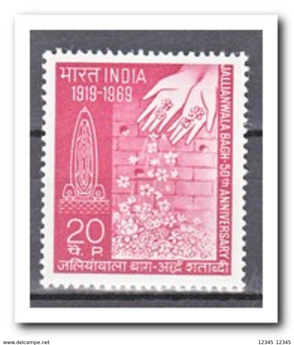 India 1969, Postfris MNH, 50th Anniversary Of The Proclamation Of Nonviolent Resistance In India, Flowers - Ongebruikt