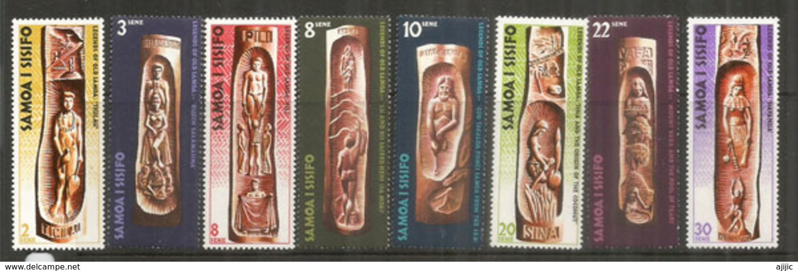 ILES SAMOA. Légendes Et Mythes Polynesiens,   8 Timbres Neufs ** - Samoa