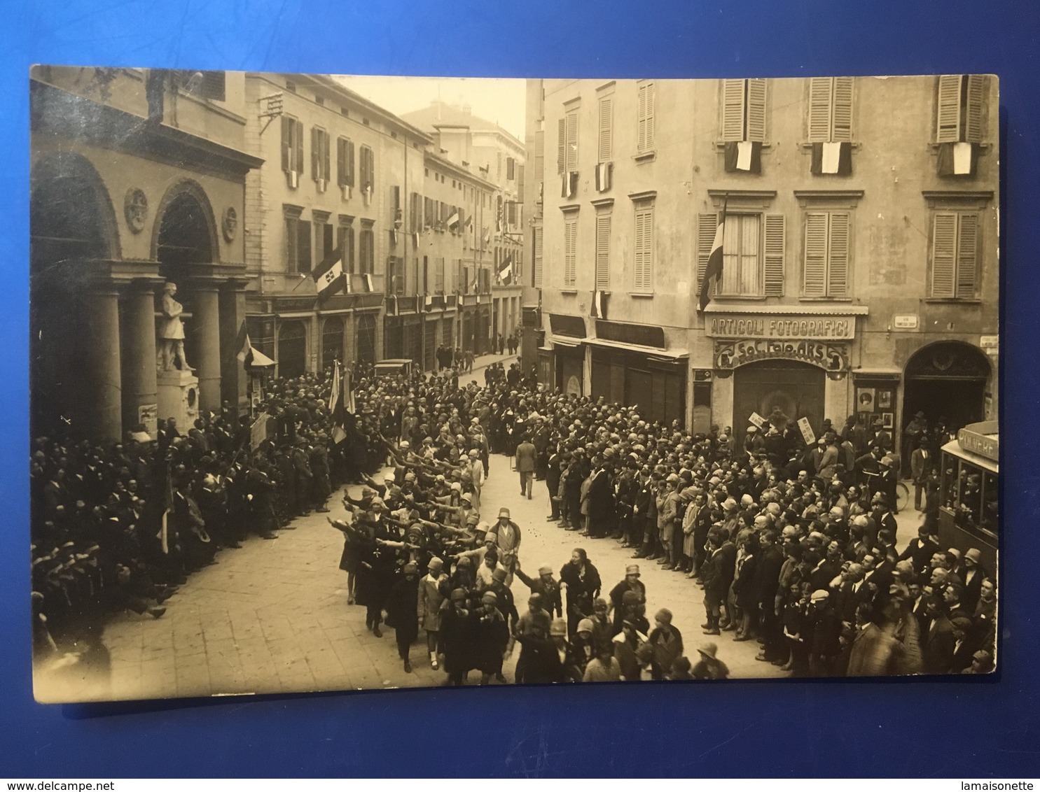 Reggio Emilia Sfilata Fascista Viaggiata 1927 - Reggio Emilia