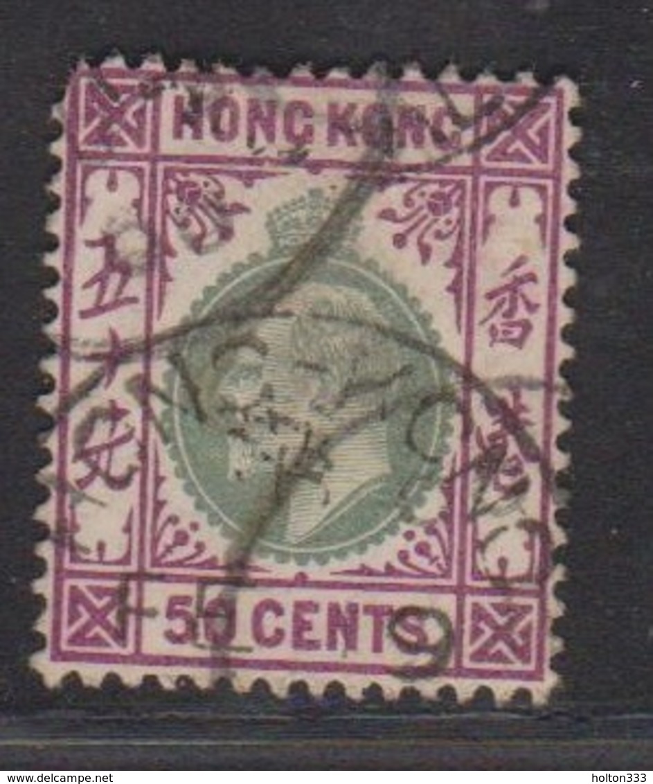 HONG KONG Scott # 101 Used  - KEVII - Used Stamps