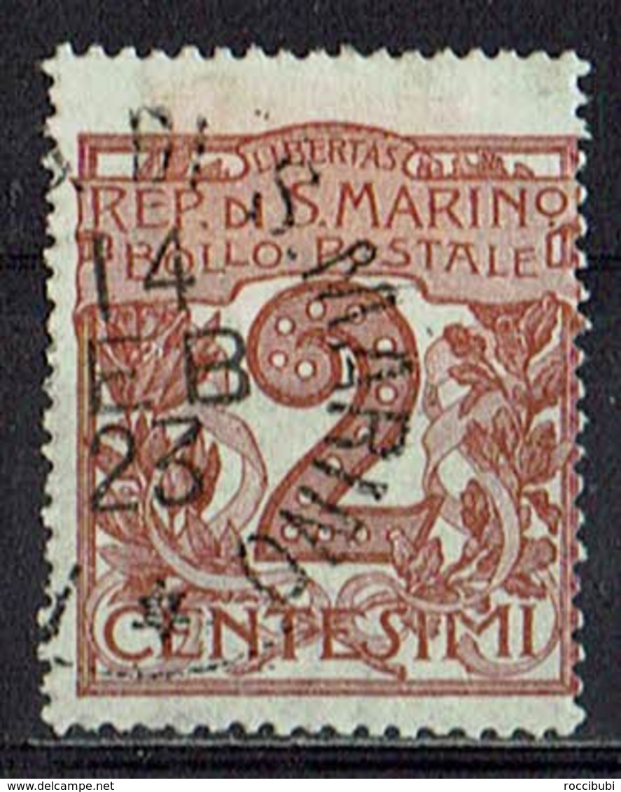 San Marino 1921 // Mi. 68 O (026..855) - Used Stamps