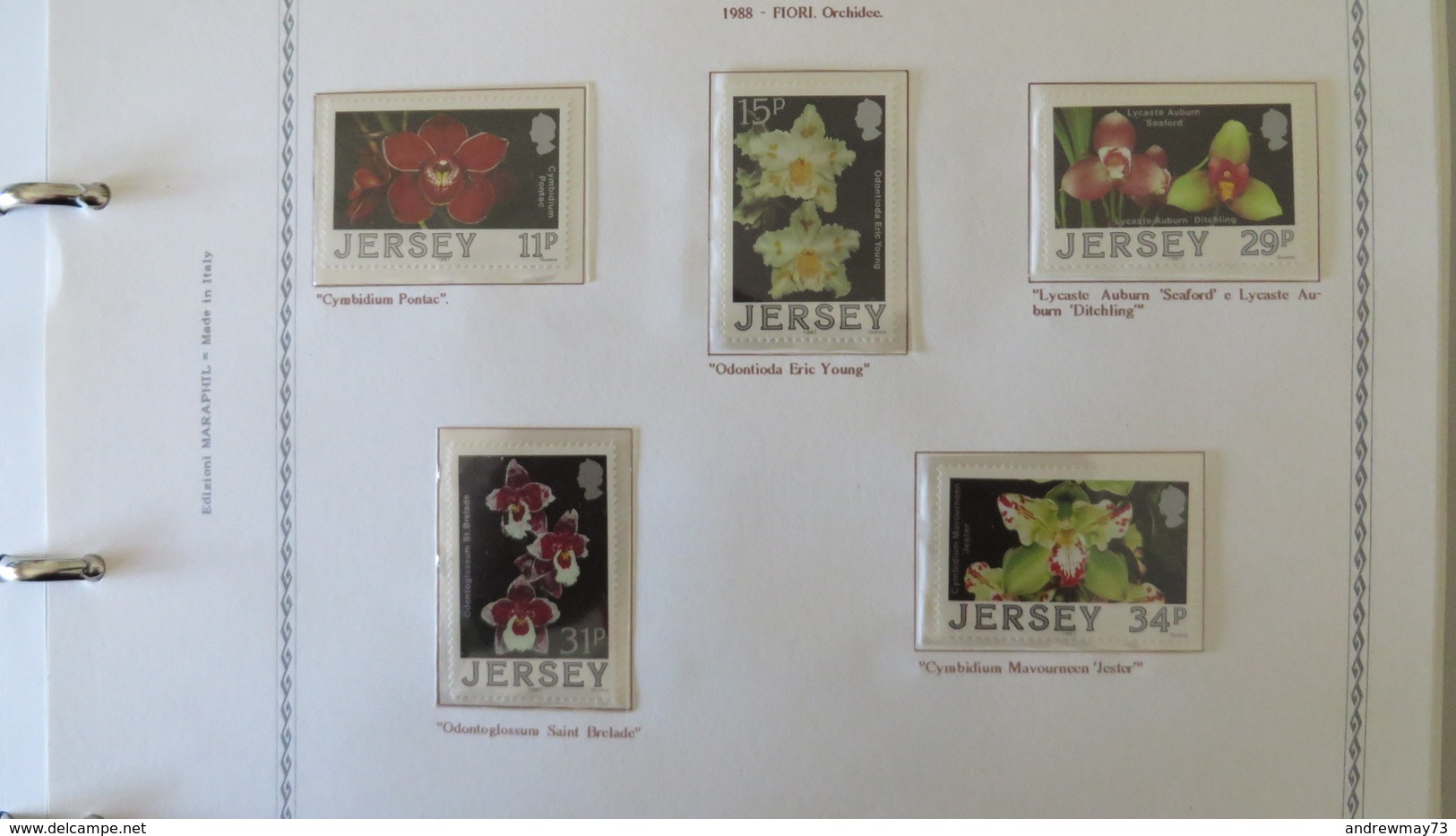 JERSEY NICE BOOK WITH DIFFERENT MNH STAMPS