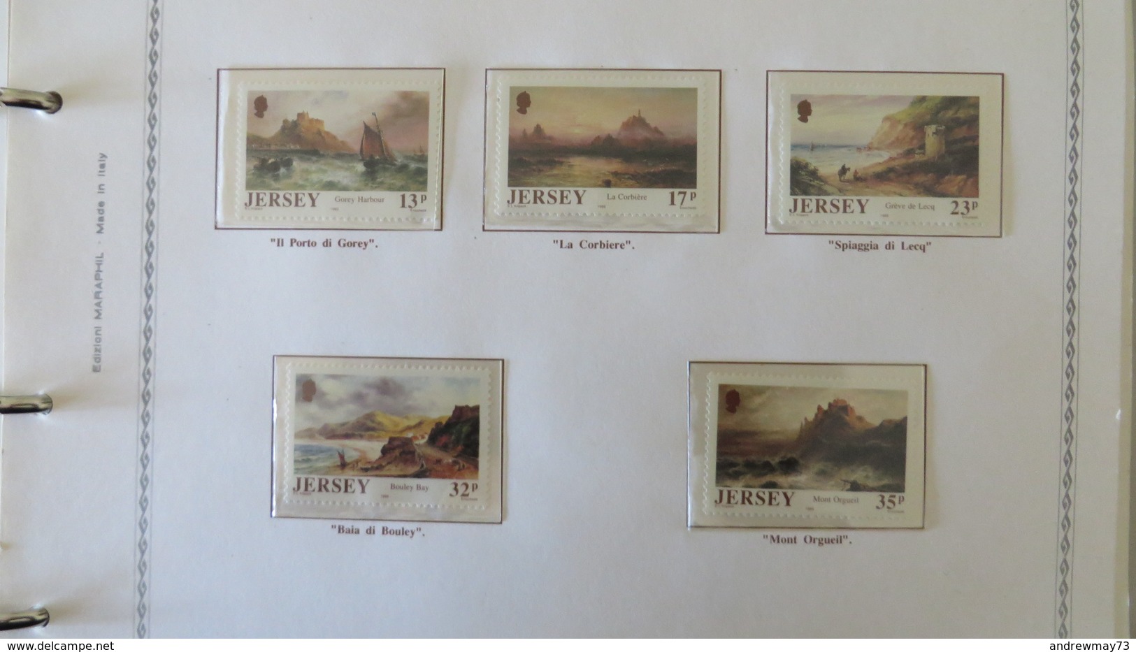 JERSEY NICE BOOK WITH DIFFERENT MNH STAMPS