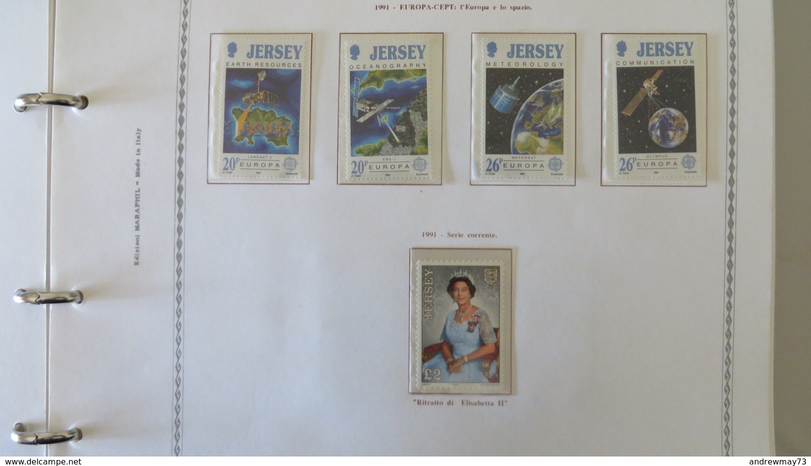 JERSEY NICE BOOK WITH DIFFERENT MNH STAMPS