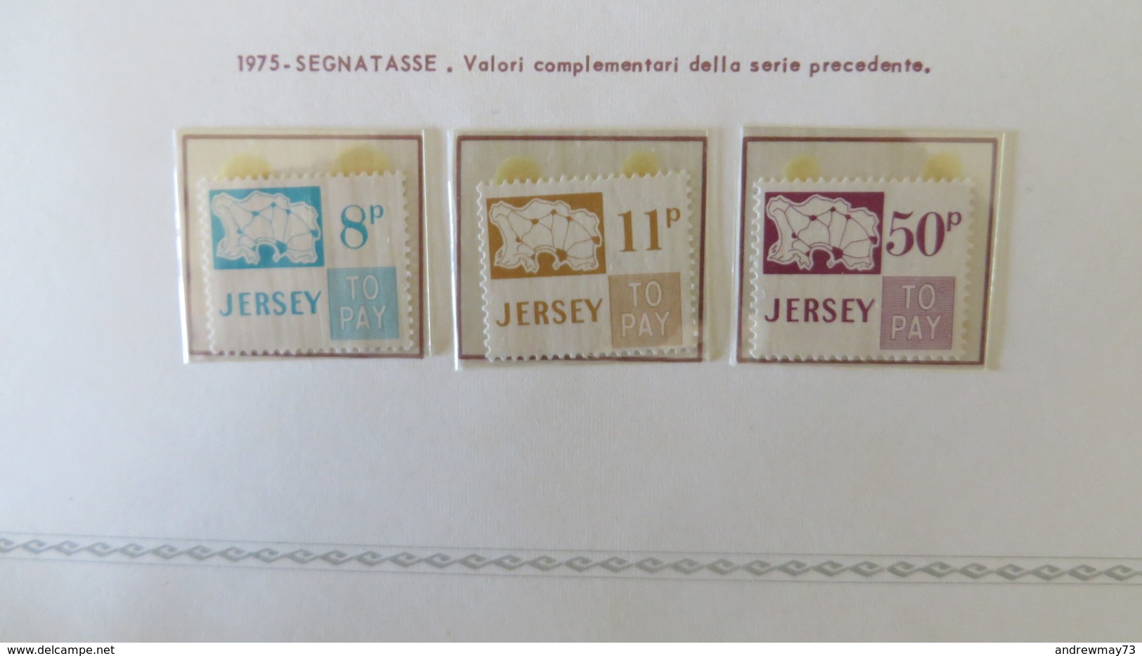 JERSEY NICE BOOK WITH DIFFERENT MNH STAMPS