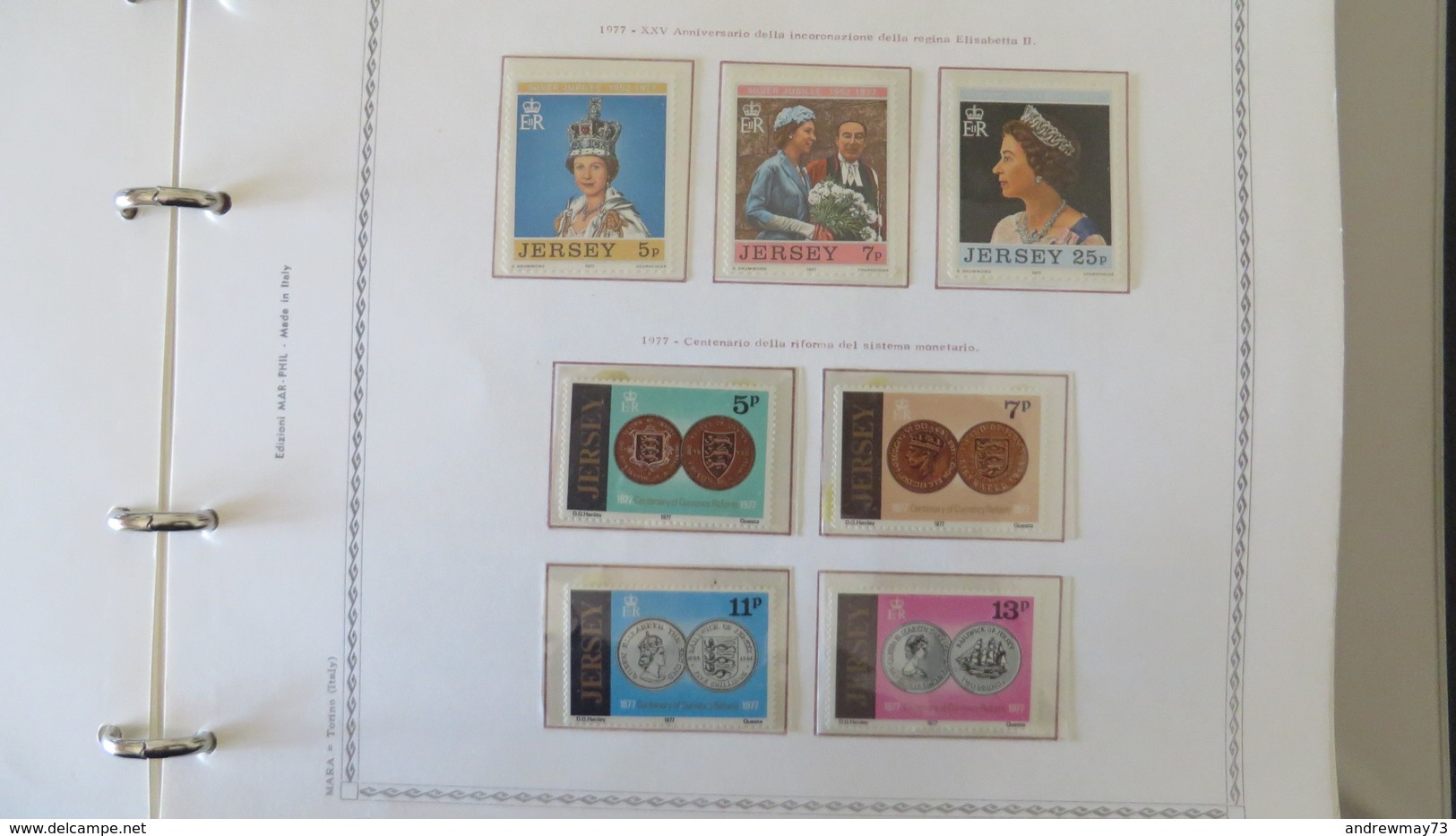 JERSEY NICE BOOK WITH DIFFERENT MNH STAMPS