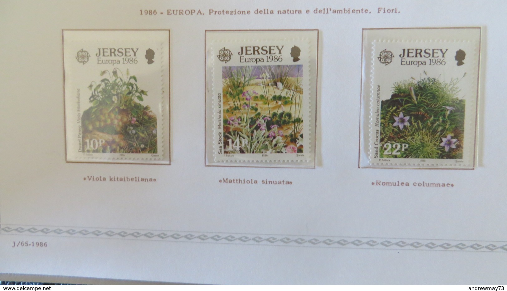 JERSEY NICE BOOK WITH DIFFERENT MNH STAMPS