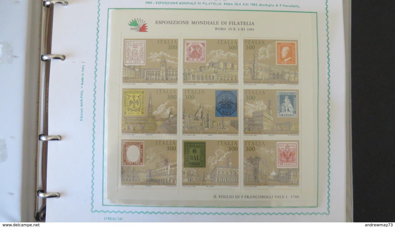 ALBUM TASCHINATO REPUBBLICA FOGLIETTI 1985/2011 NUOVO**- FACCIALE 100 € - Lotti E Collezioni