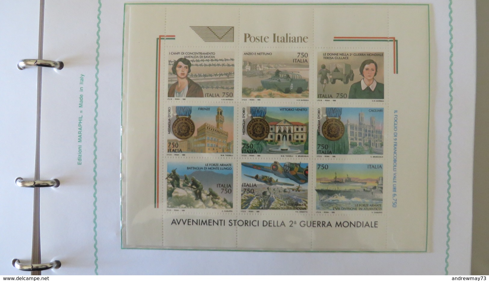 ALBUM TASCHINATO REPUBBLICA FOGLIETTI 1985/2011 NUOVO**- FACCIALE 100 €