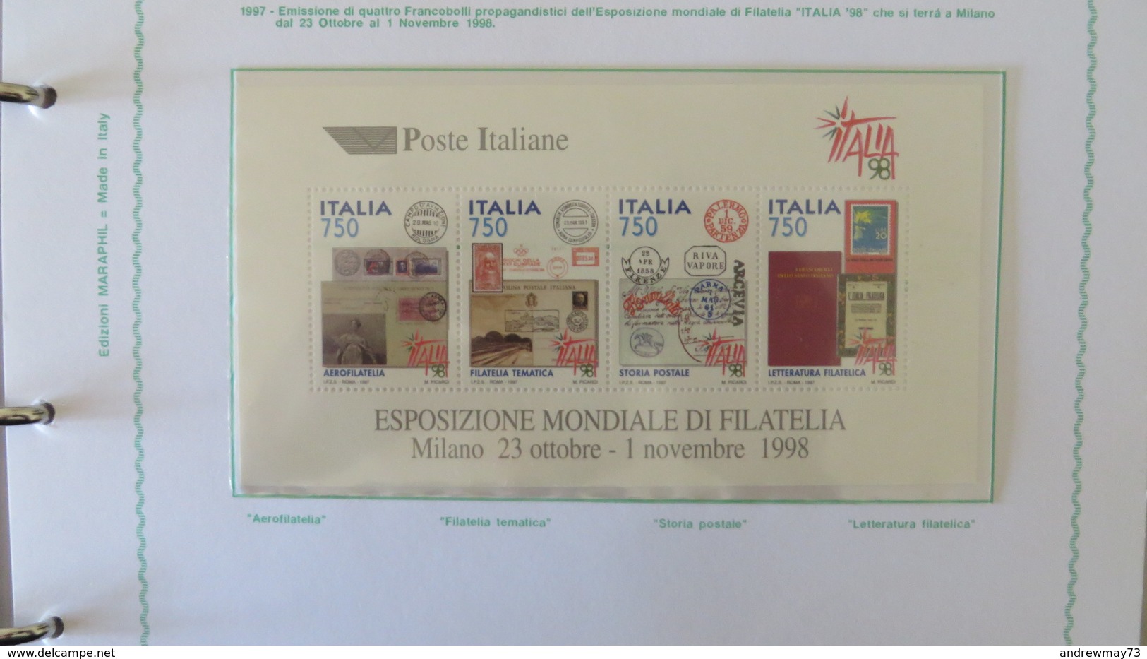 ALBUM TASCHINATO REPUBBLICA FOGLIETTI 1985/2011 NUOVO**- FACCIALE 100 €