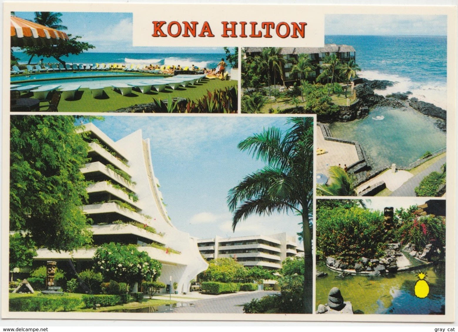 KONA HILTON, Kailua, Island Of Hawaii, Unused Postcard [21751] - Big Island Of Hawaii