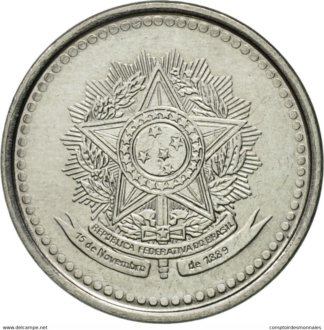 Monnaie, Brésil, 20 Centavos, 1987, TTB, Stainless Steel, KM:603 - Brésil