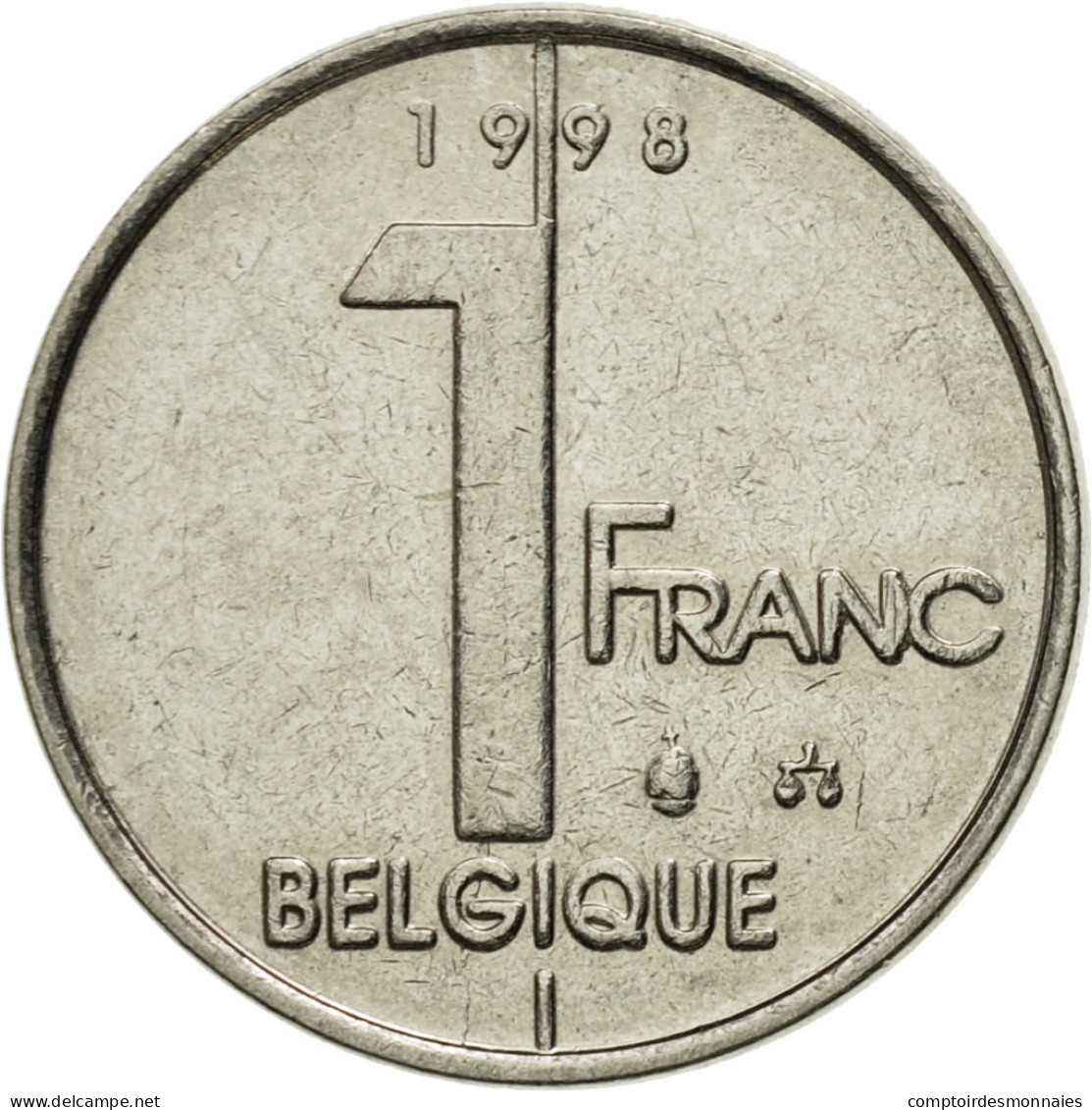 Monnaie, Belgique, Albert II, Franc, 1998, TTB, Nickel Plated Iron, KM:188 - Altri & Non Classificati