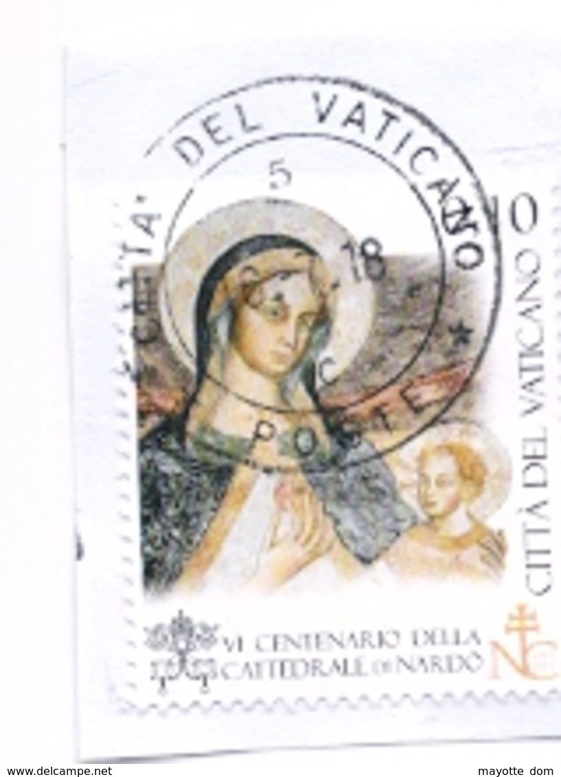 VATICAN VATICANO 2013 Nardo Cathedrale Stamp - Oblitérés