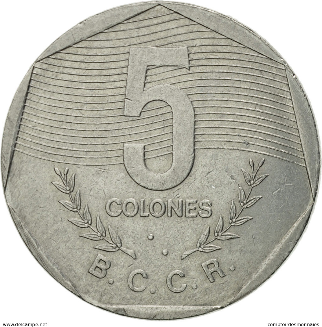 Monnaie, Costa Rica, 5 Colones, 1983, TTB, Stainless Steel, KM:214.1 - Costa Rica