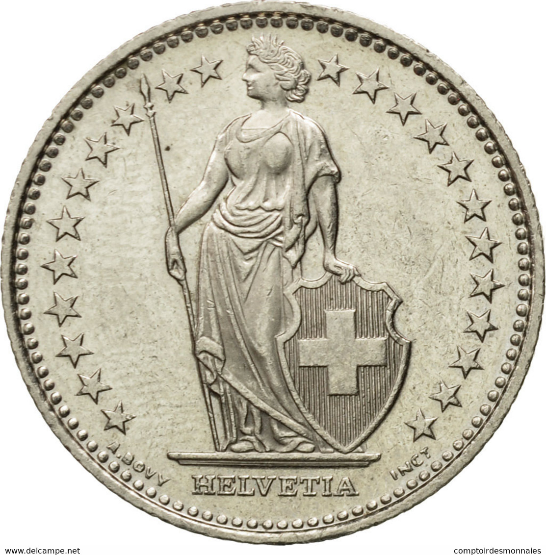 Monnaie, Suisse, Franc, 2007, Bern, TTB, Copper-nickel, KM:24a.3 - Autres & Non Classés