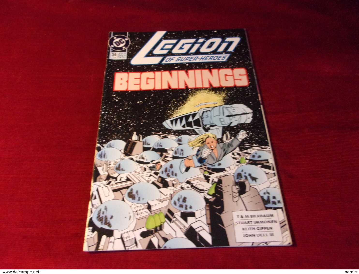 LEGION OF SUPER HEROES   No  39 JAN 93 - DC