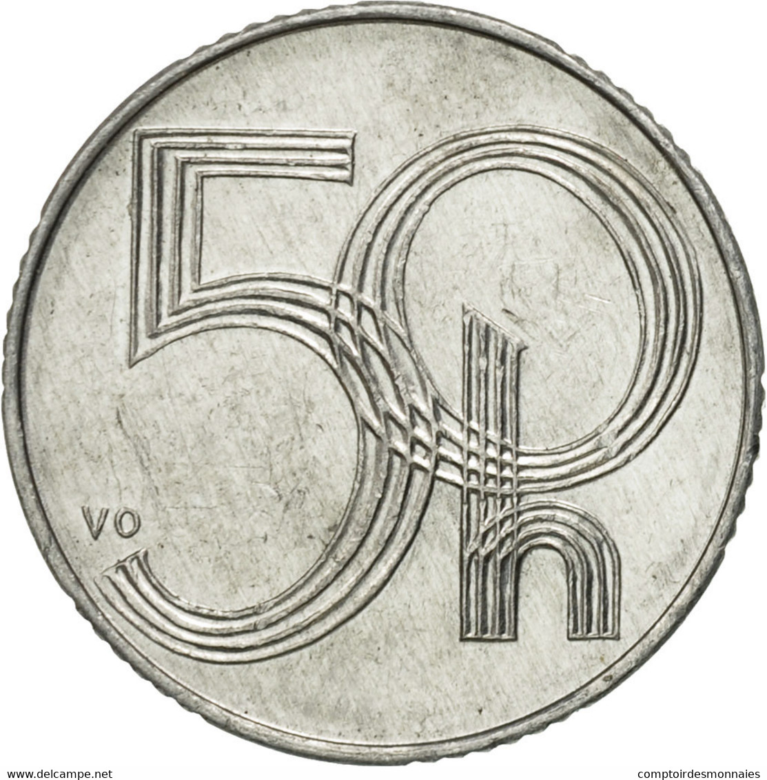 Monnaie, République Tchèque, 50 Haleru, 1997, TTB, Aluminium, KM:3.1 - Tchéquie