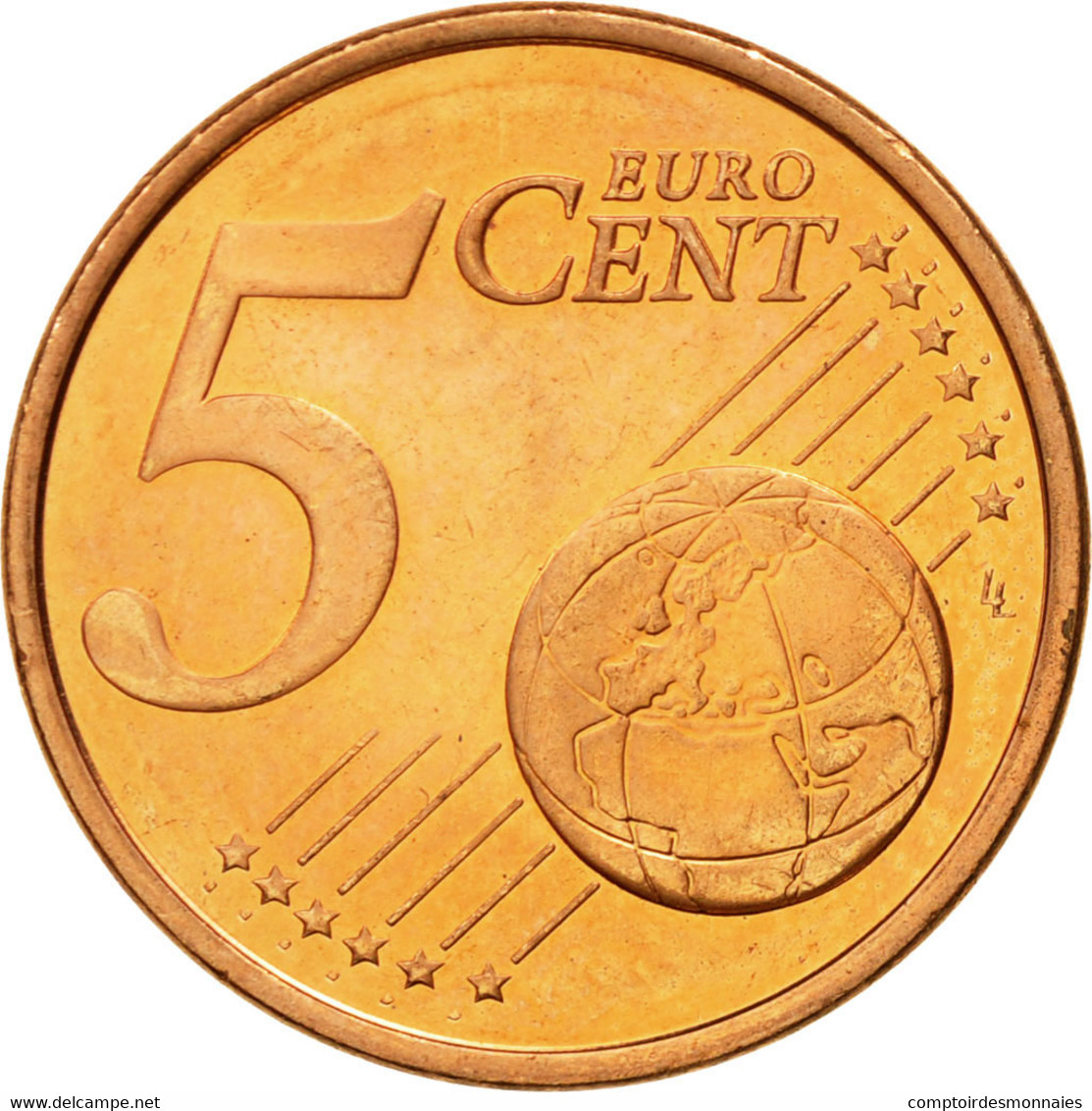 Slovénie, 5 Euro Cent, 2007, SPL, Copper Plated Steel, KM:70 - Slovénie