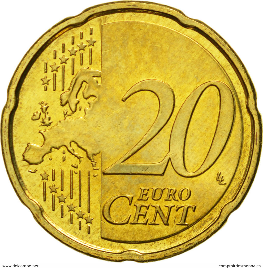 Estonia, 20 Euro Cent, 2011, SPL, Laiton, KM:65 - Estland