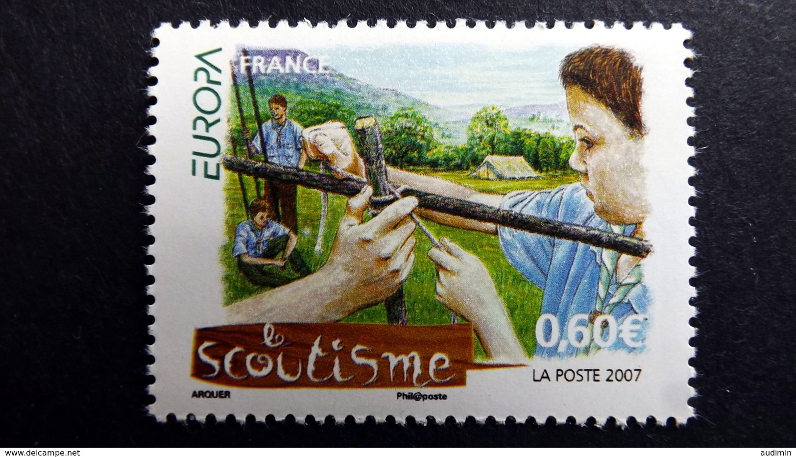 Frankreich 4257 **/mnh, EUROPA/CEPT 2007, Pfadfinder - Unused Stamps