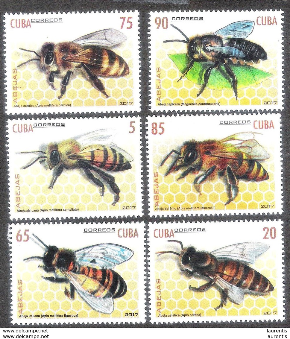 7592  Bees - Abeilles - 2017 - MNH - 3,25 - Honeybees