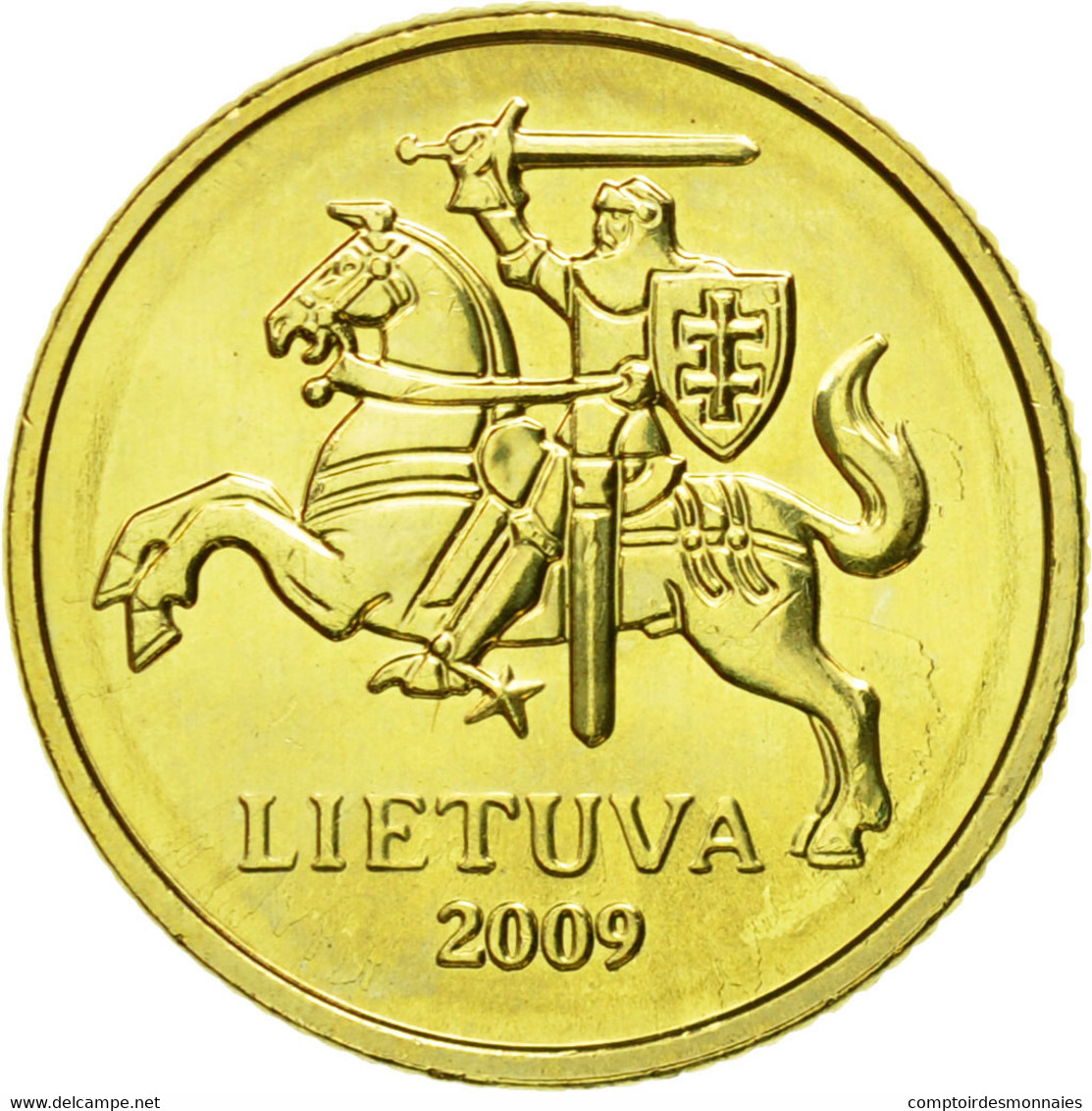 Monnaie, Lithuania, 10 Centu, 2009, SPL, Nickel-brass, KM:106 - Lithuania