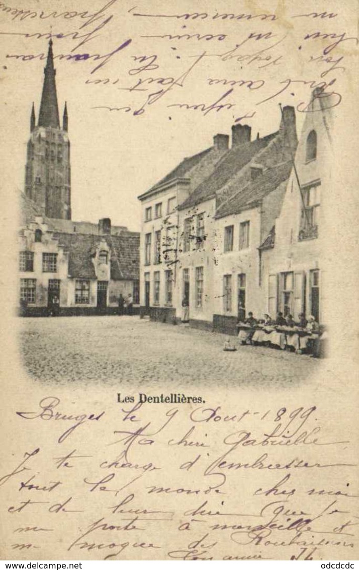 Bruges Les Dentellières Precurseur (1899) RV Beau Timbre - Brugge