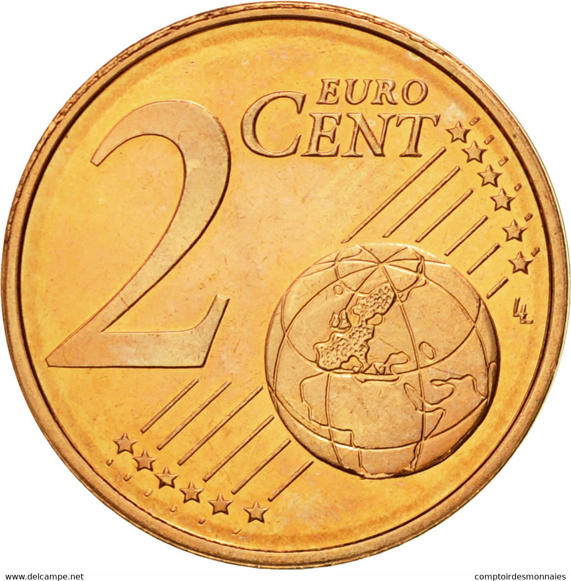 Chypre, 2 Euro Cent, 2009, FDC, Copper Plated Steel, KM:79 - Zypern