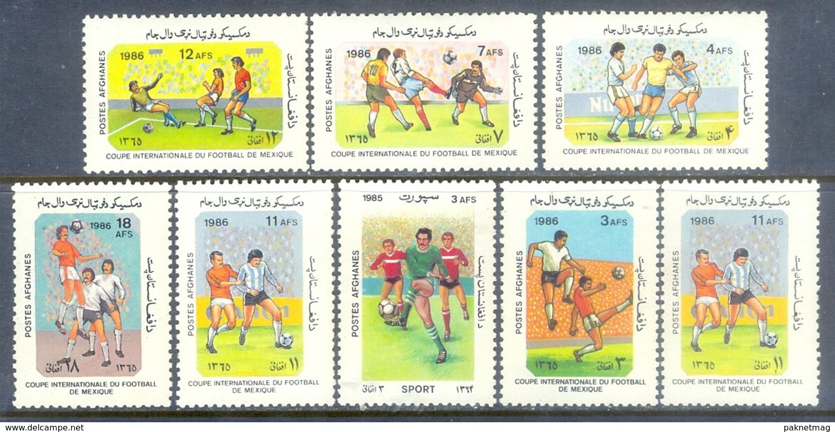 K39- Afghanistan 1986 Sport Soccer. Football. - Afghanistan