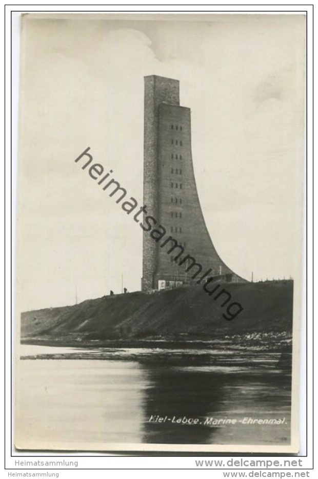 Kiel-Laboe - Marine Ehrenmal - Foto-AK - Verlag Ernst Crull Kiel Gel. 1930 - Laboe