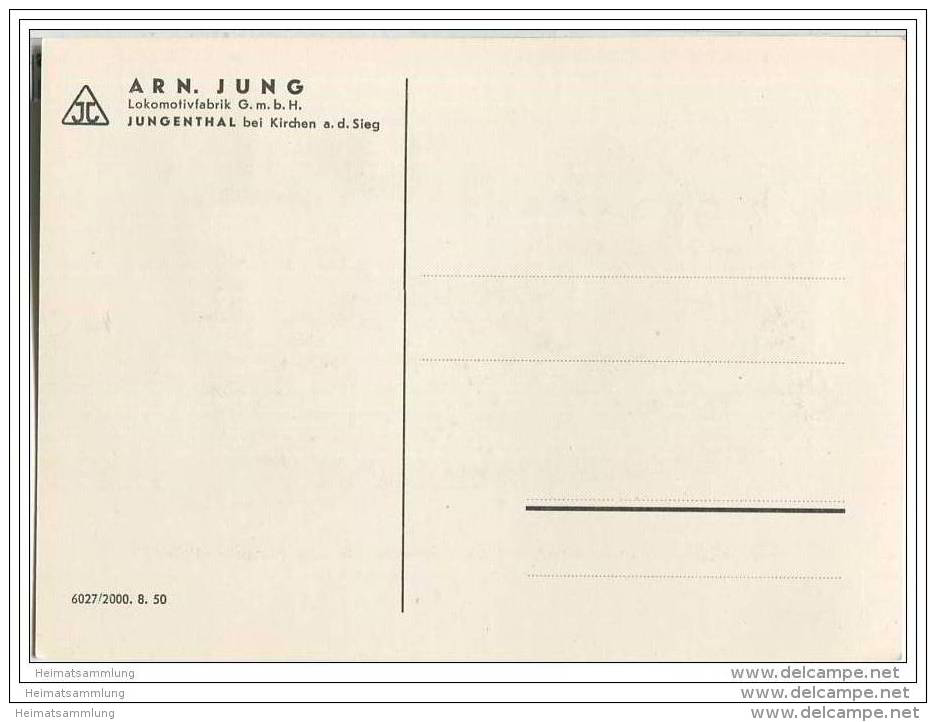 Arnold Jung Lokomotivfabrik Jungental - B-Nassdampf-Tenderlokomotive - Kennwort Hubald - Treni