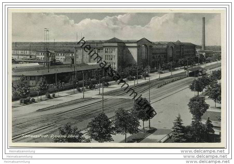 Berlin - Siemensstadt - Dynamo-Werk - Strassenbahn Ca. 1930 - Spandau