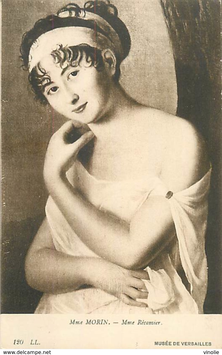 D-18-1254 : PORTRAIT MADAME RECAMIER PAR MADAME MORIN - Paintings