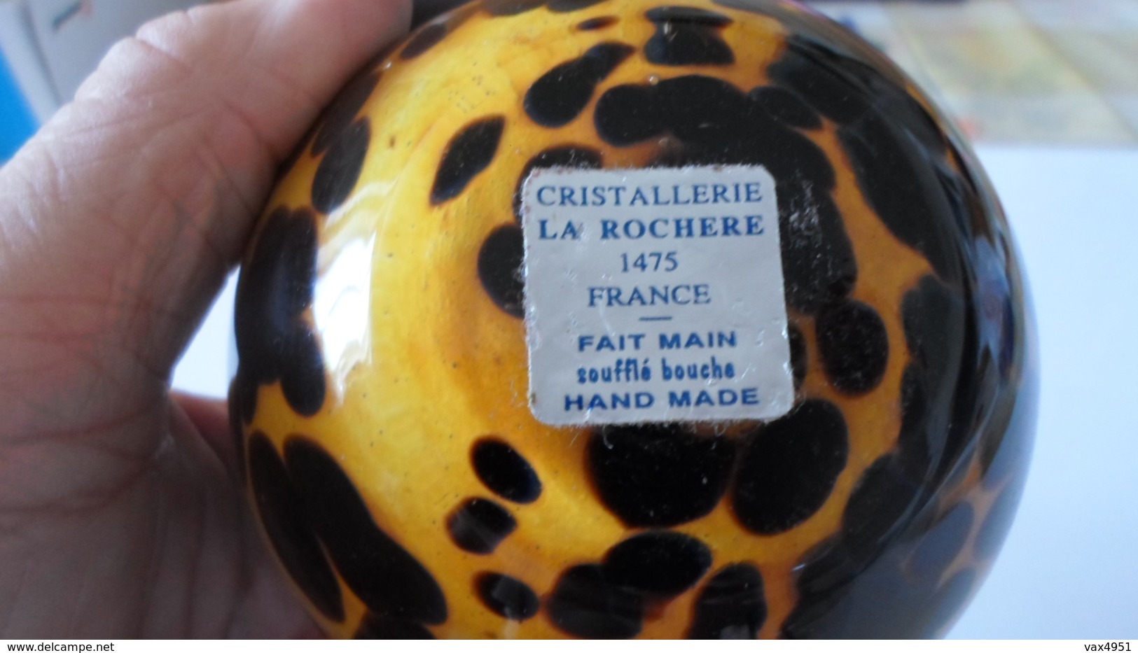 PARFUM VAPORISATEUR  CRISTALLERIE LA ROCHERE  FAIT MAIN      ****     SUPERBE   A   SAISIR ***** - Autres & Non Classés