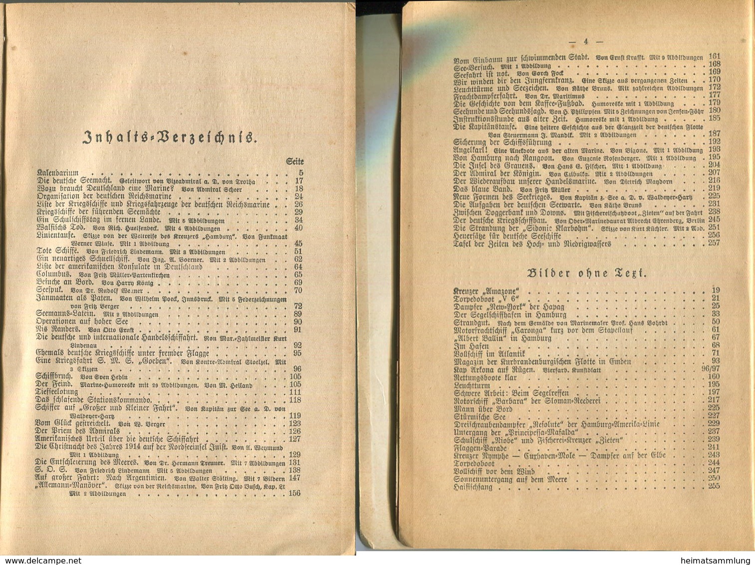 Köhlers Flotten-Kalender 1929 - 312 Seiten Mit Vielen Abbildungen - Ein Gemälde Von Rohwedder-Ruge - Grossformat : 1941-60