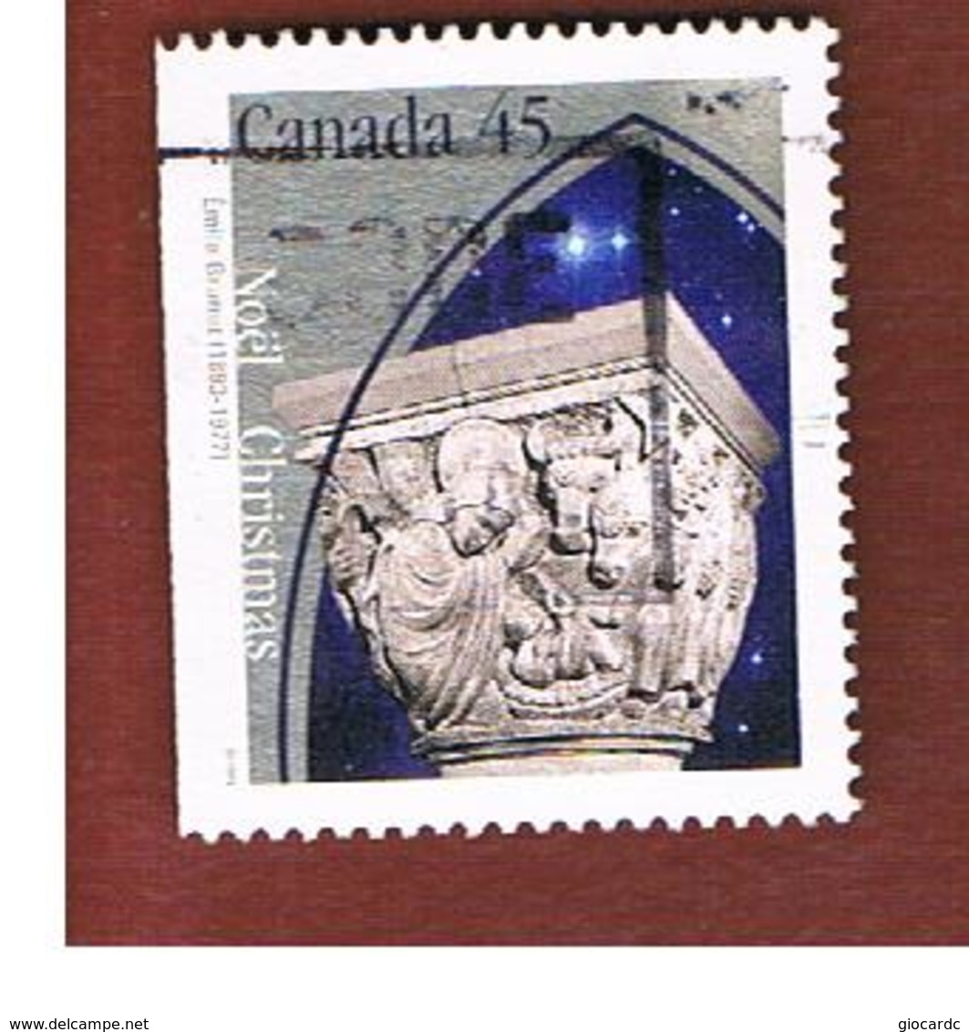 CANADA   -  SG 1668  - 1995 CHRISTMAS: NATIVITY       - USATI  (USED)° - Usati