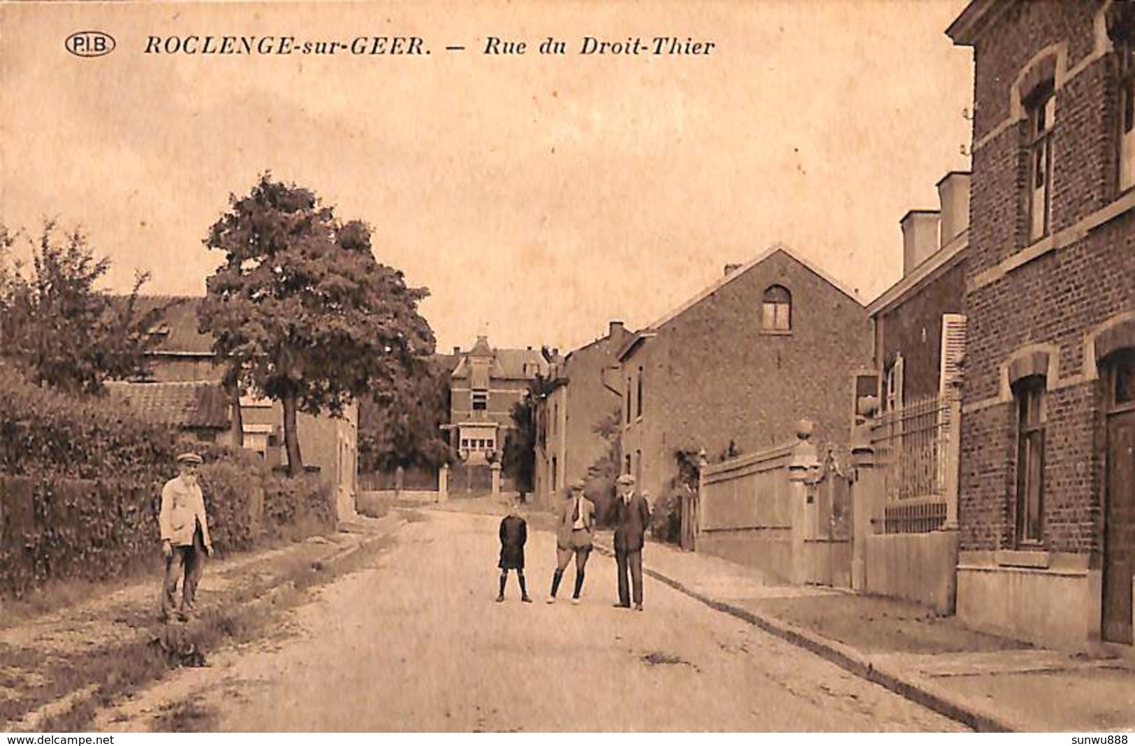 Roclenge Sur Geer - Rue Du Droit-Thier (animée, PIB) - Bassenge