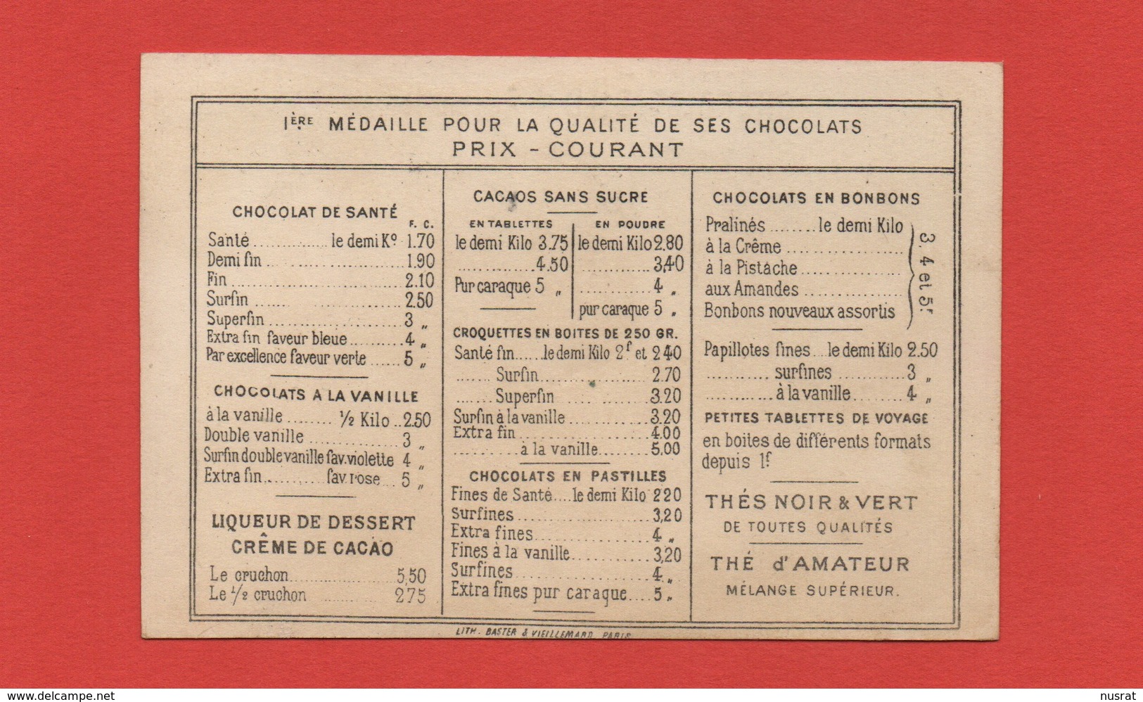 Chocolat Ibled, Jolie Chromo Lith. Baster & Viellemard, La Vie Parisienne, A Mabile, Manège, Kiosque - Ibled