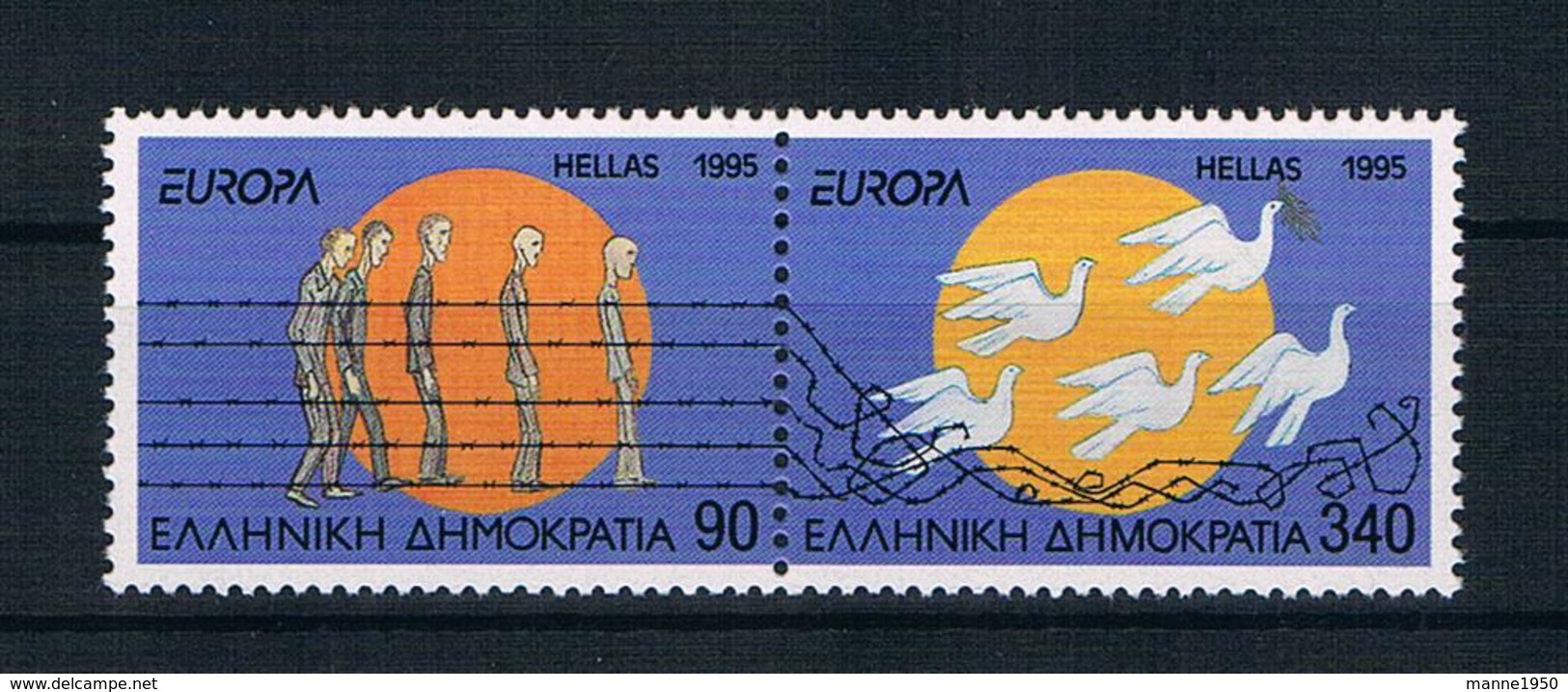 Griechenland 1995 Europa/Cept Mi.Nr. 1874/75 A Kpl. Satz ** - Unused Stamps