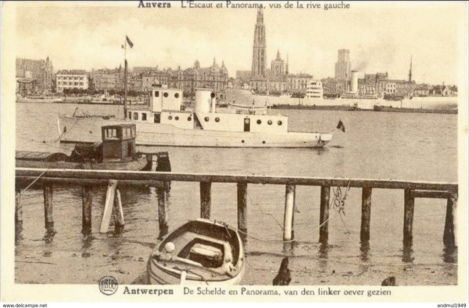 ANVERS - L'Escaut Et Panorama, Vus De La Rive Gauche - Antwerpen